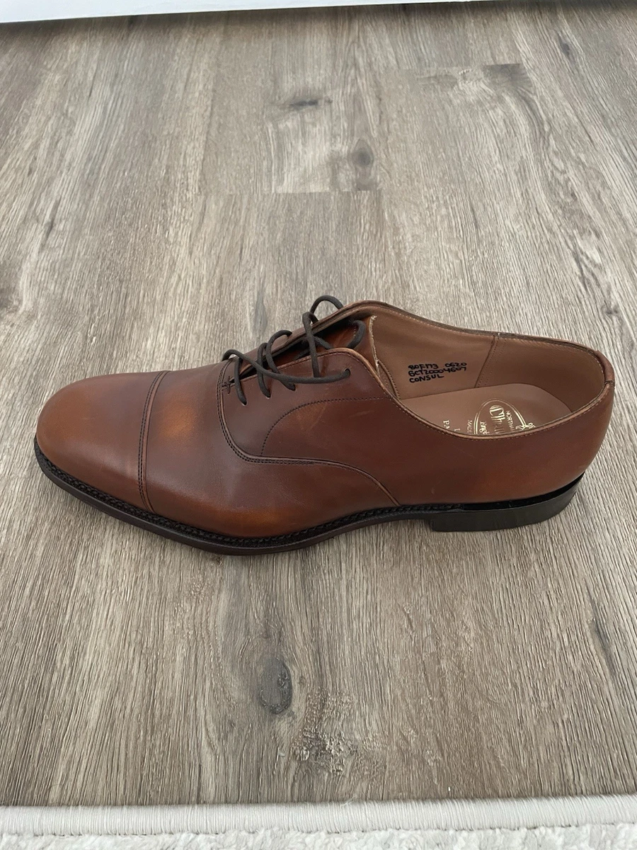 Brown Leather Upper Church display picture 1