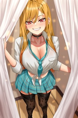 Anime enmanuelart20 blonde sono bisque doll wa koi wo Custom Gaming 11x17 Poster