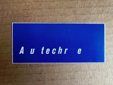 AUTECHRE -Untitled- WARP RECORDS Promo STICKER Rob Brown IDM Sean Booth RARE