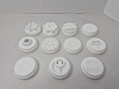 Popeil Automatic Pasta Maker P400 Replacement Shaping Die Lot of 11