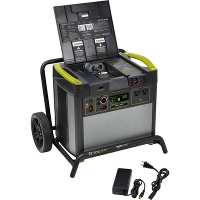 YETI 3000 GOAL ZERO COMPLETE MINUS BATTERIES & BATTERY BOX (AS IS)