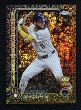 2025 Gilded Collection Gold Mini-Diamond Refractor 45/50 Jackson Chourio 1gd8
