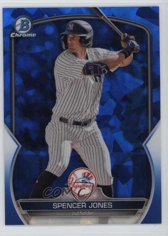 2023 Bowman Chrome Sapphire Edition Prospects Spencer Jones #BCP-178 1ta0