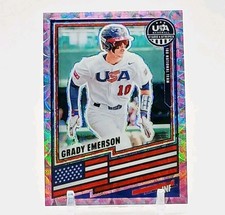 #/20 GRADY EMERSON Cherry Blossom Prizm 2026 Panini USA Stars & Stripes 155 RC 