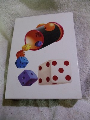 RARE - Dice  jigsaw puzzle 100 pc No Date 6.5'' x 9'' - complete