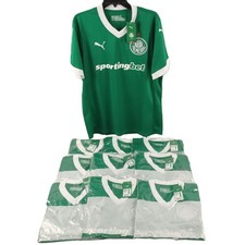 Camisetas de fútbol local Puma SE Palmeiras Torcedor '25 en verde - grandes (paquete de 10)