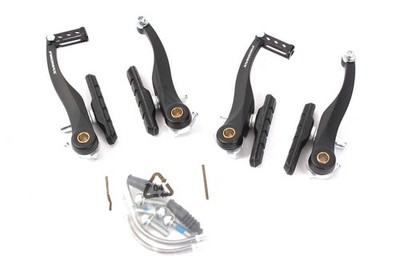 BMX V-Brake V-Bremse Promax KHE Alu geschmiedet Schwarz eloxiert Vorne Hinten