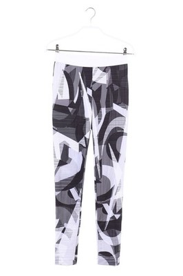 NO KA OI Leggings Sport Fitness Workout Geo-Print S Grau-Töne NEU