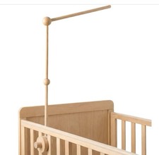 Baby Crib Mobile Arm Wooden Holder 31 Inches 100 Natural Beechwood Anti-slip