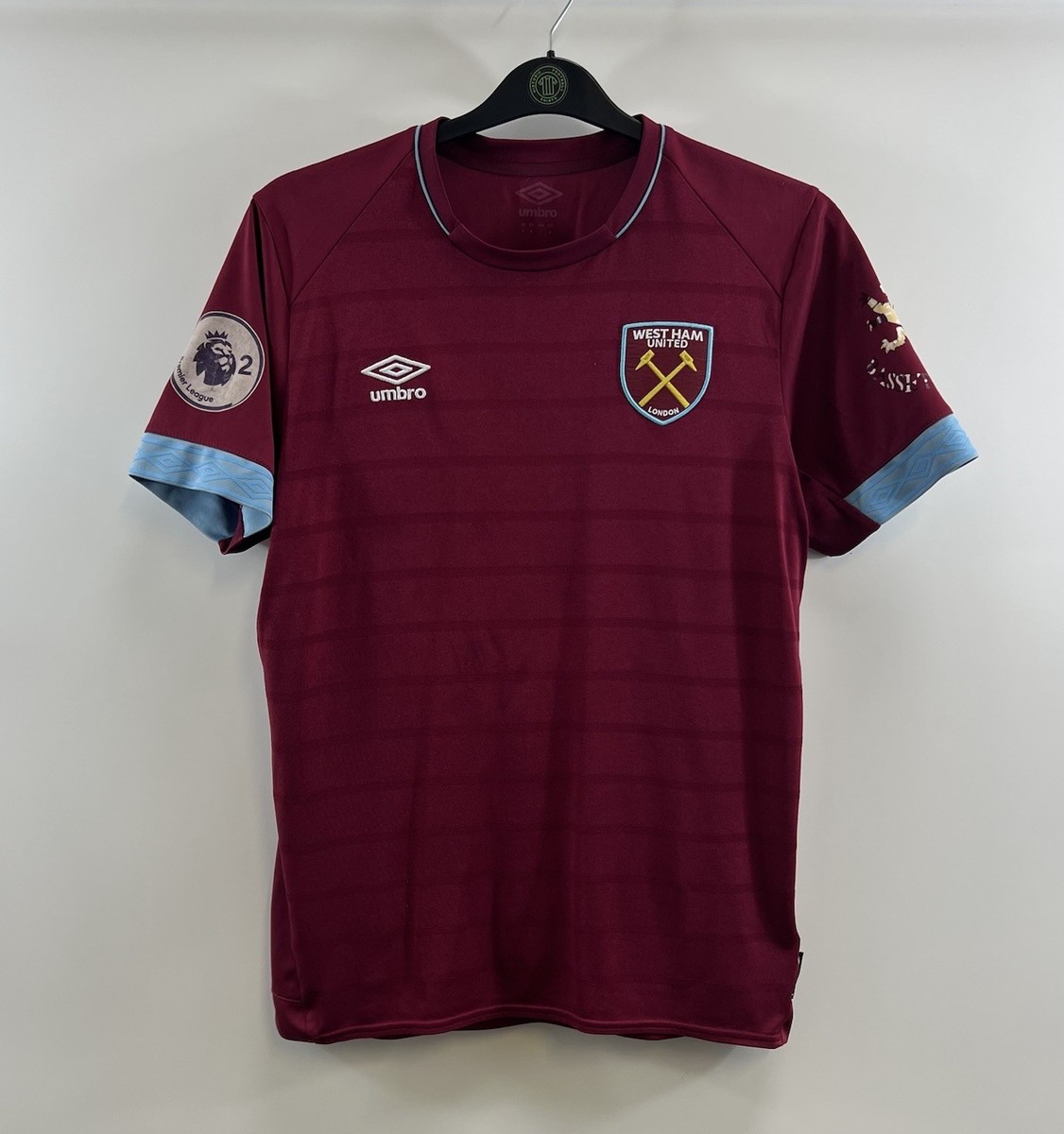 West Ham United Matchworn Home Football Shirt 2018/19 (M