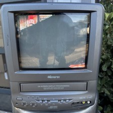 Memorex MVT2090 TV/VCR Combo VHS Player Retro Gaming Television 9" Vintage CRT