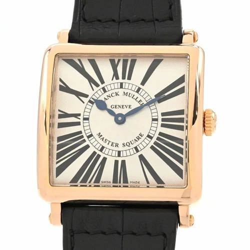 Franck Muller Master Square 6002MQZ Leather 33mm Quartz #CSW247