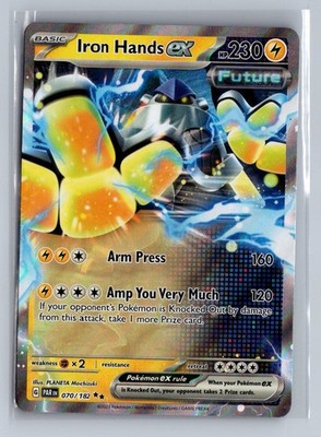 Iron Hands ex Double Rare SV04: Paradox Rift 070/182 NM Holofoil