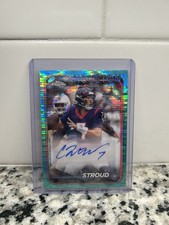 2024 Topps Chrome - Autographs C.J. Stroud #BA-CST Aqua Sonar Refractor /199