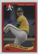 2020 Topps Archives 2002 Topps Red 45/75 Rollie Fingers #219 HOF 1e1f