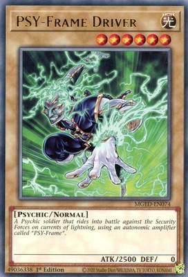 3x PSY-Frame Driver Rare MGED NM