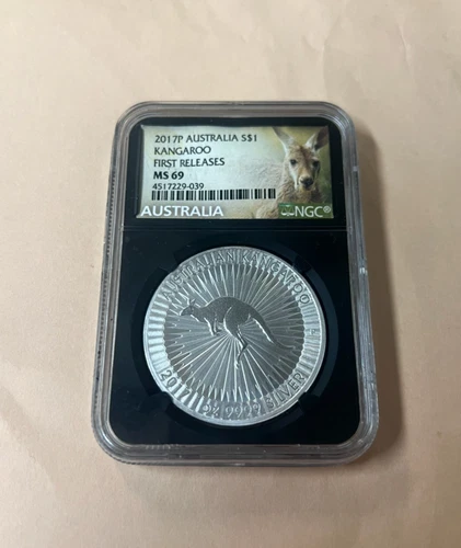 MS69 Australia Kangaroo 2017P First Release Silver Eagle S$1 NGC - (D) #88T
