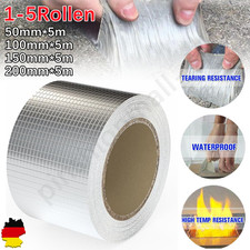 starkes wasserdichtes Klebeband Butyl Seal Gummi Aluminiumfolienband 50-200mm*5m