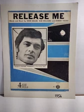 RELEASE ME Engelbert Humperdinck Sheet Music 1954 Eddie Miller Dub Williams