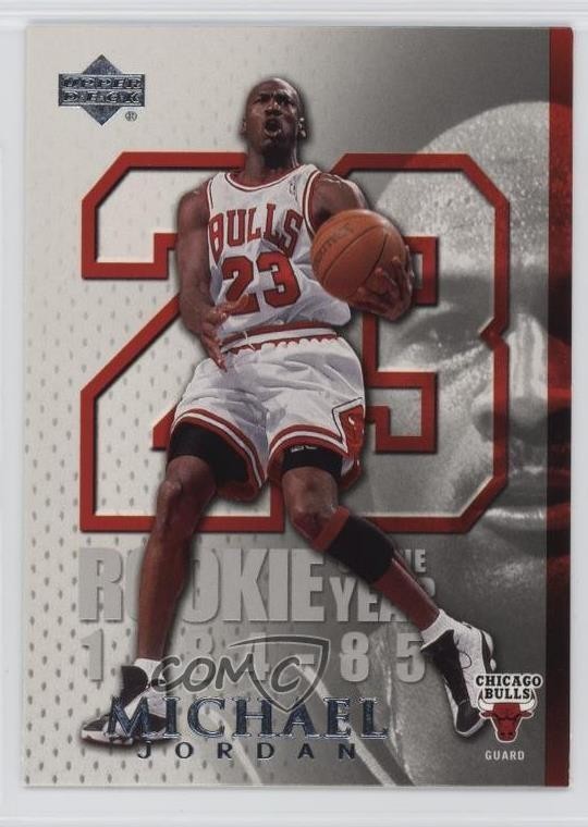 2005-06 Upper Deck Jordan/LeBron James Box Topper Michael Jordan #MJ29 HOF 1ql2