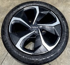 KIA EV6 20x8 BLACK 5 SPOKE ALLOY WHEEL RIM W/TIRE (ONLY#1) 2022-2024 # 109949