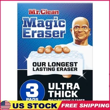 Ultra Thick Magic Eraser Multi Surface Cleaner 3ct Heavy Duty Cleaner 150 Messes
