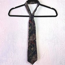 Jerry Garcia 100% Silk Necktie Green Purple Burgundy Blue Tan Made in the USA