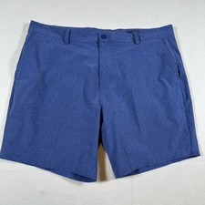 Vineyard Vines Performance Shorts Mens 40 Blue Stretch Golf Chino Casual 1H0443