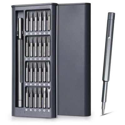 Precision screwdriver set, 25-in-1 screwdrivers, hexagonal flat head, magnetic s