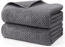 Bath Sheets 2PK, 35x70 in, Absorbent Soft, Extra Large Bath Towel Lightweight