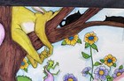 ORIGINAL FANTASY Cats, Monsters “Among Friends” Julie McDaniel 2025 NOT AN ACEO — photo 10