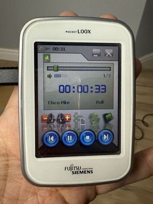 Fujitsu Siemens Pocket LOOX N100 Navigation GPS System & MP3 Player Tested Used