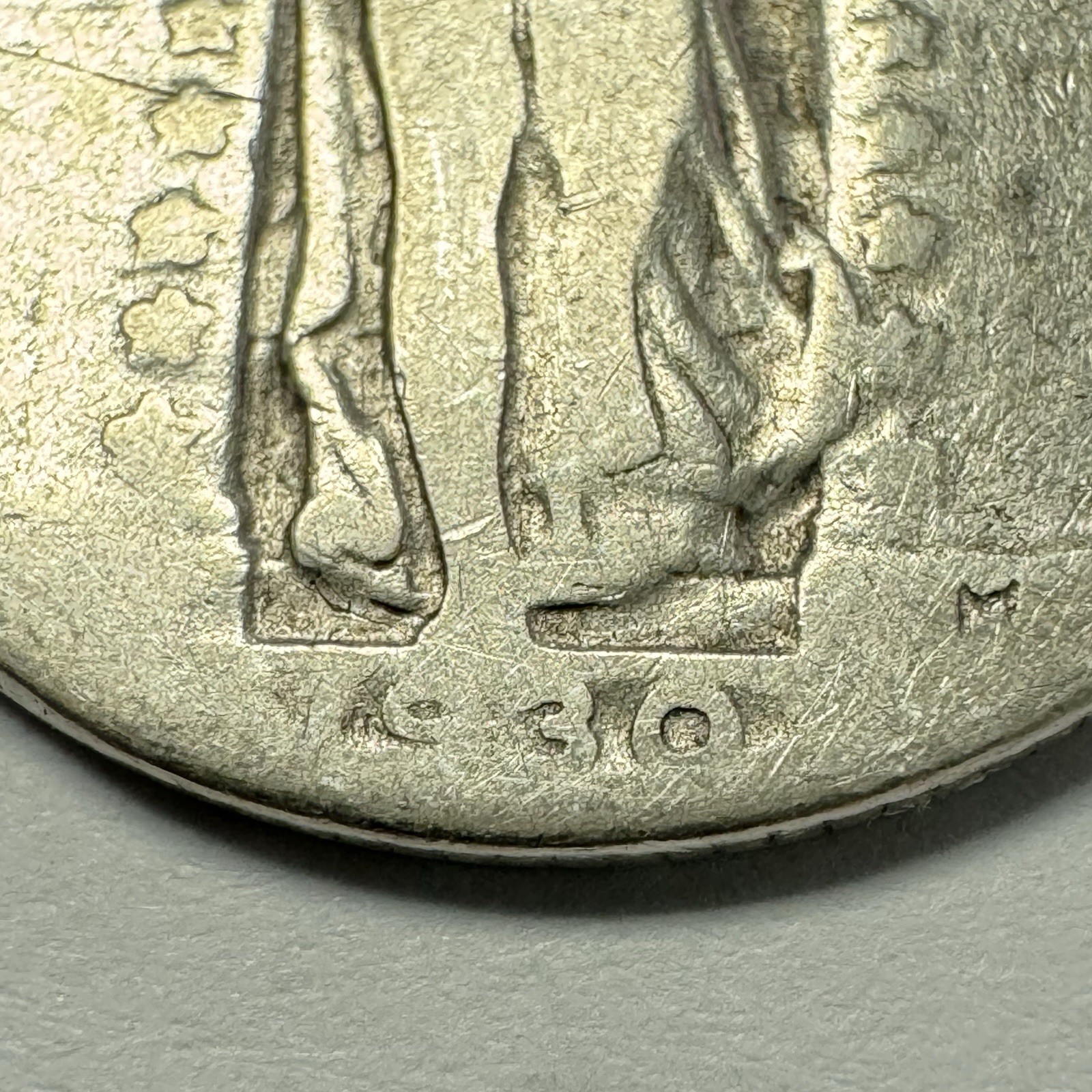 1930 Standing Liberty Quarter 25 Cent Silver US Coin