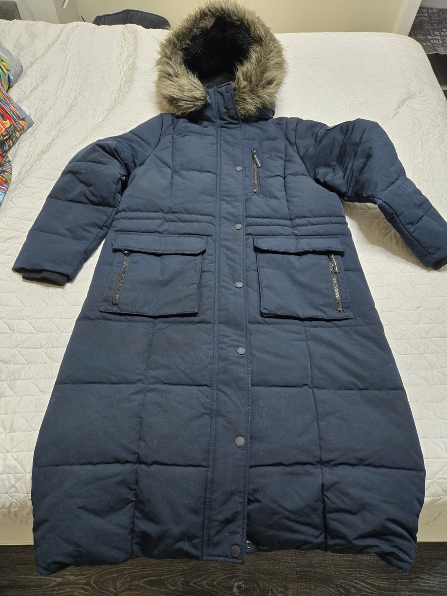 Superdry Everest Explorer Longline Puffer Coat Size UK 16 UK