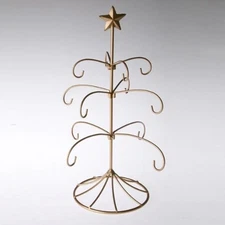 Bride's Traditional Metal Ornament Display Tree Stand Holder 18 Inch Tabletop