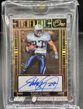 2024 Panini One Eddie George On Card Auto One Of One 1/1 Sealed Titans