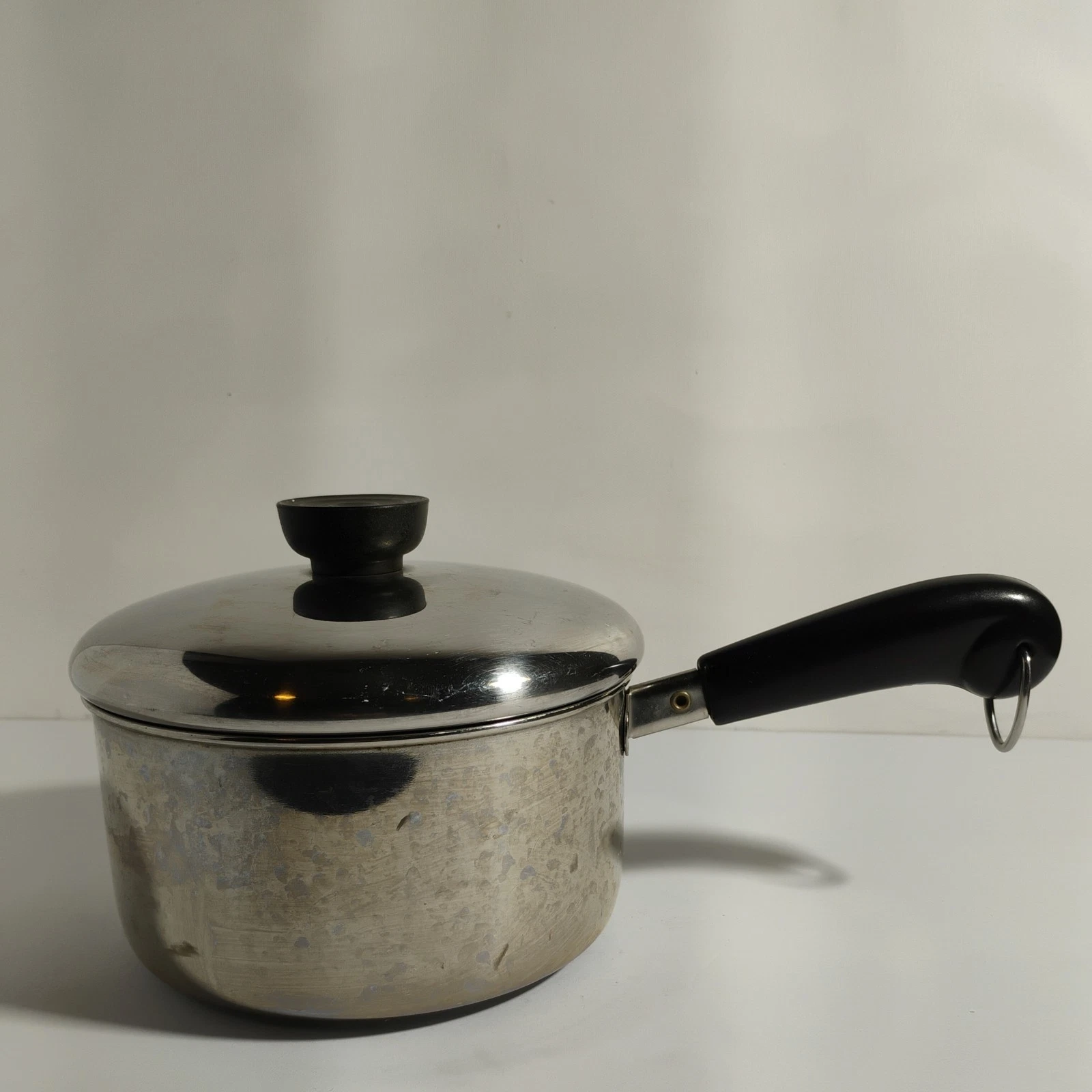VTG Revere Ware 1.5 qt Sauce Pan Stainless Steel W/ Lid Tri-Ply USA Clinton, IL