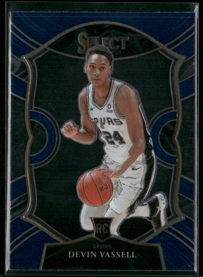 Devin Vassell 2020-21 Panini Select Blue #71 RC San Antonio Spurs
