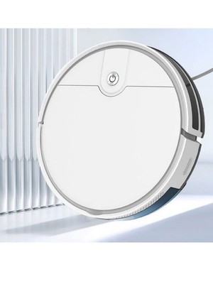 Robot Vacuum Cleaner two in one. Dry and wet cleaning. Low noise. White color