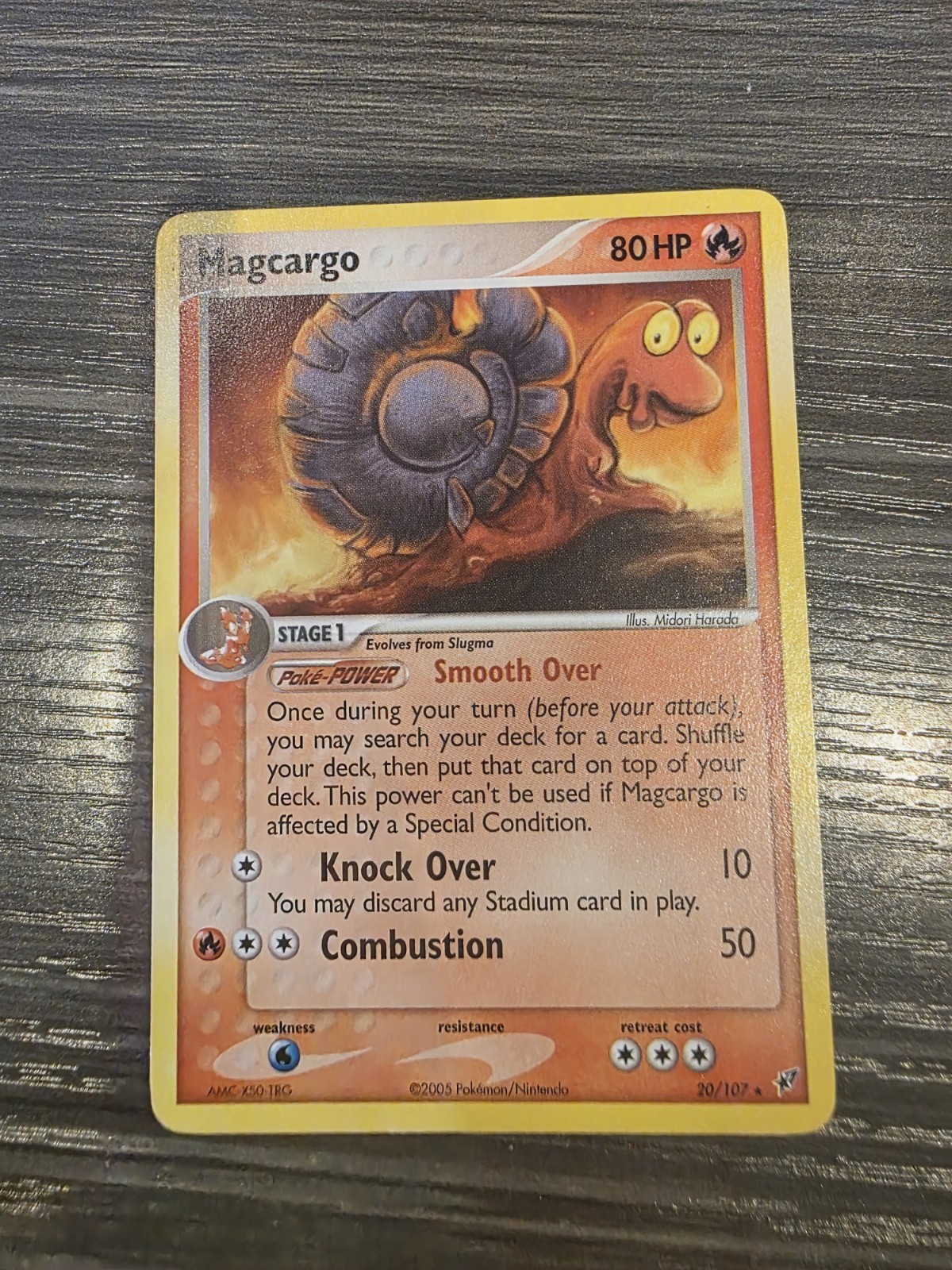 Magcargo | Deoxys | Rare | 20/107 | NM Pokemon Card