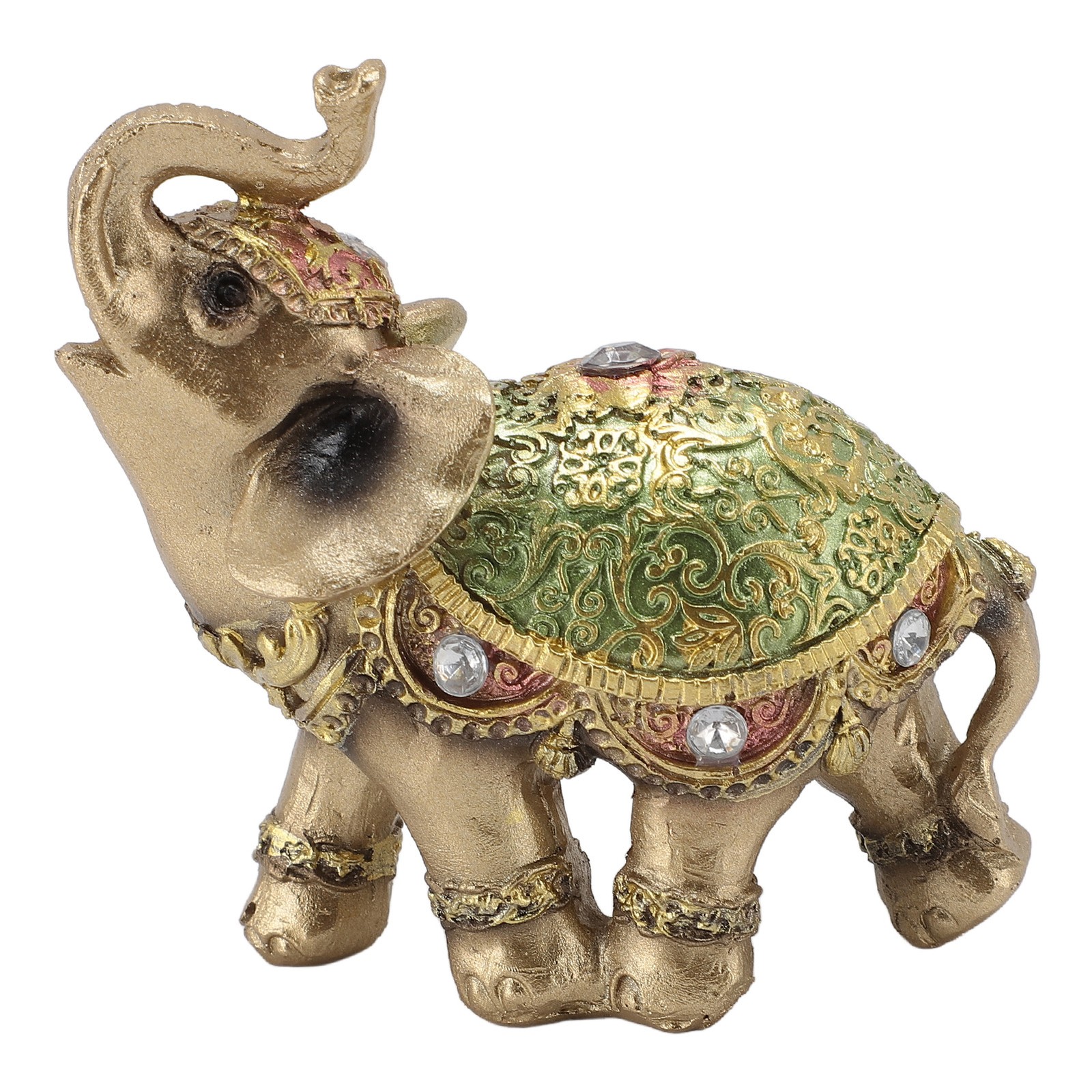 Elephant Statue Wealth Lucky Feng Shui Elephant Figurine Home Decor House Warmin