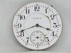 VINTAGE 16S ELGIN GR 374 FATHER TIME RAILROAD 21 JEWEL WATCH MOVEMENT & DIAL — photo 2