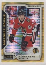 2018 O-Pee-Chee Platinum Marquee Rookies Seismic Gold 47/50 Alexandre Fortin l5j