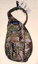 NWT KAVU Mini Rope Sling Bag Unisex Backpack Hike Camp Travel Student in Ferns