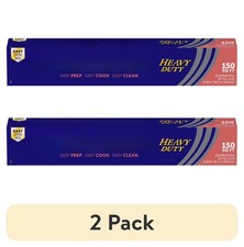 2 pack Wrap Heavy Duty Aluminum Foil Roll, 12 inches Wide, 150 Sq. Ft.