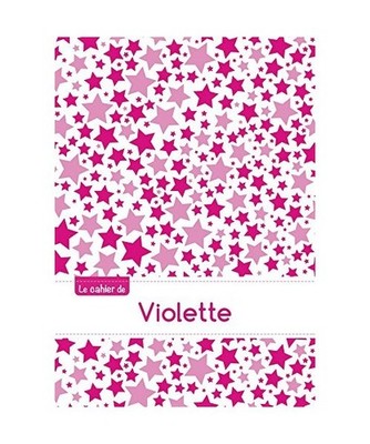 Le cahier de violette: Cahier violette - blanc,96p,a5 - constellationrose, Colle