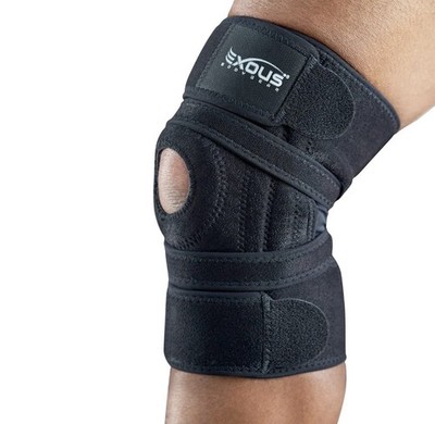 Knee Brace Medium ACL MCL Meniscus Patella Support Open Box