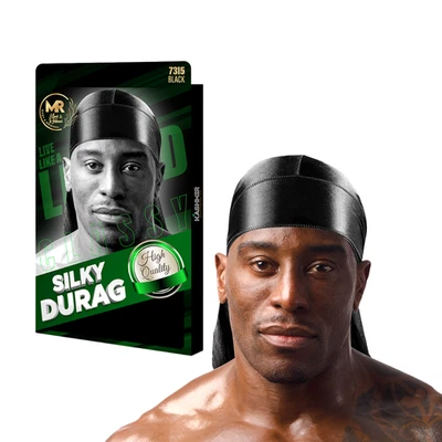 MR MANI & RABBANI Classy Silky Durag | Perfect for Waves, Braids & Locs | Premium Silk Du Rags