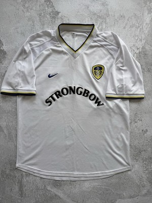 Leeds United Home football shirt 2000 Soccer Nike Jersey Mens Trikot Size XL