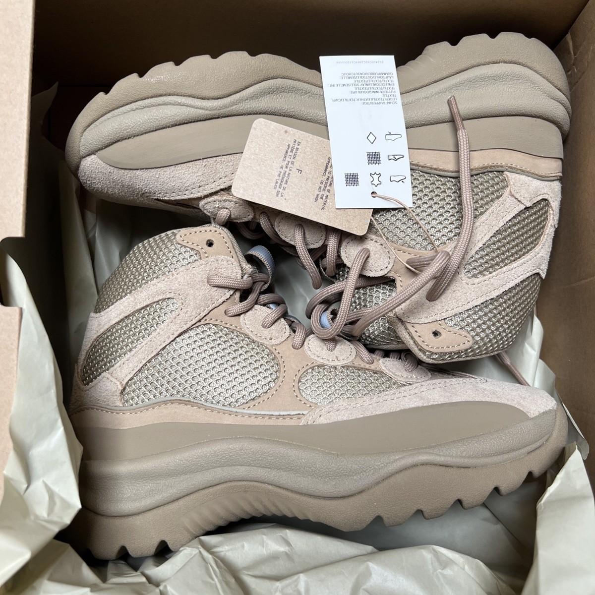 靴/バッグ adidas yeezy NIB Authentic NIB adidas Yeezy Desert Boot ROCK EG6462 size 6.5